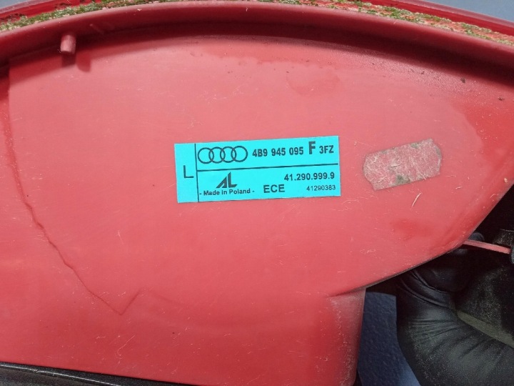 AUDI A6 C5 LIFT AVANT UNIVERSEL PHARE ARRIÈRE GAUCHE ARRIÈRE 4B9945095F