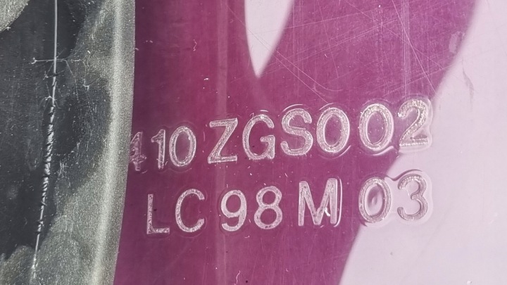 DÉFLECTEUR D'AIR VISIÈRE ANTI-SOLAIRE MERCEDES ATEGO 9738110410 ORIGINAL
