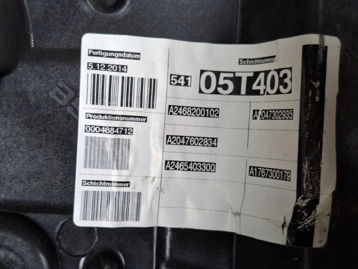 ÉLÉVATEUR VITRES ARRIÈRE ARRIÈRE CÔTÉ DROITE MERCEDES-BENZ CLA C117 A2468200102