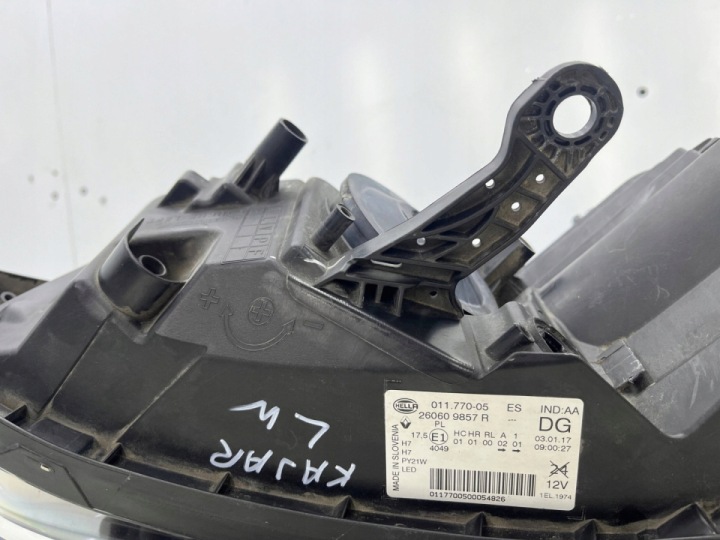 PHARE PROJECTEUR RENAULT KADJAR 15-22R. GAUCHE AVANT LENTILLE H7 260609857R