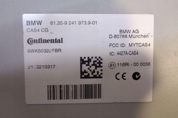 ENSEMBLE ALLUMAGE BMW 5 (F10) 8510643 3.0L DIESEL 180KW 2010
