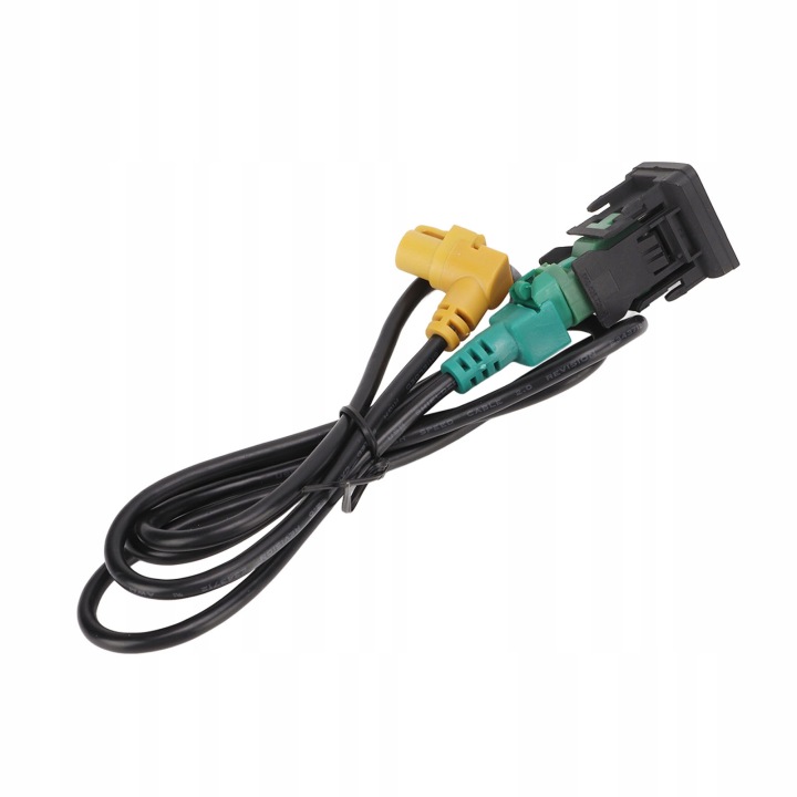 AUTOMOBILE COMMUTATEUR AUX ADAPTATEUR CÂBLES NOIR POUR MK5 MK6 RCD510 RNS315 RCD300+
