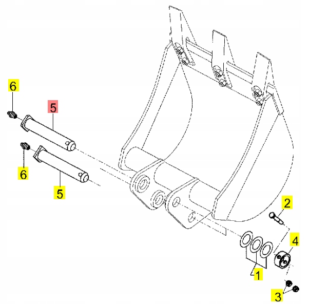 YANMAR STRYPAS LYZKI\/SZYBKOZLACZA VIO20,VIO23,SV22 nuotrauka 3