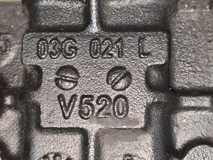 VW PASSAT B6 2.0 TDI BLOC MOTEUR ARBRE PISTONS 03G021L
