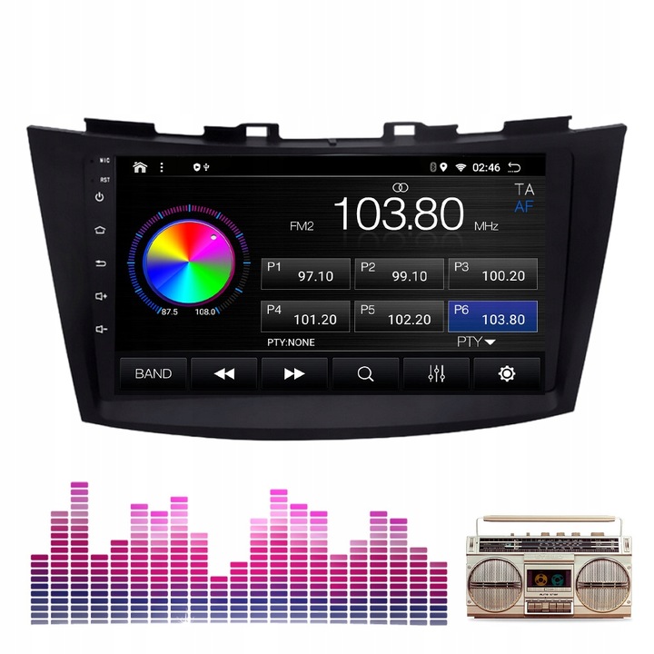 RADIO 2DIN ANDROID SUZUKI SWIFT 2008-2016 2/32GB 