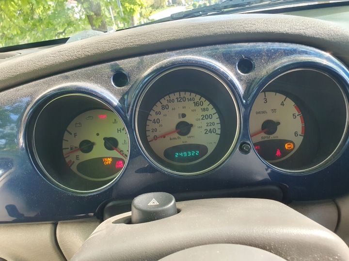 POMMEAU DE VITESSE CHANGEMENTS VITESSE CARTER CHRYSLER OE PT CRUISER 2001 2.2 CRD