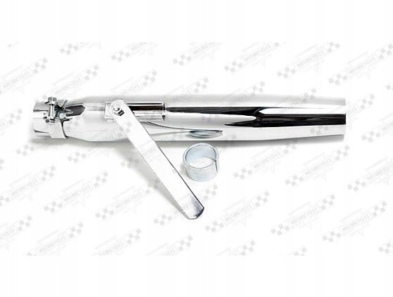 ÉCHAPPEMENT SILENCIEUX CHROME HARLEY, CUSTOM, PRZEGLAD TWIN CAM, 45 MM