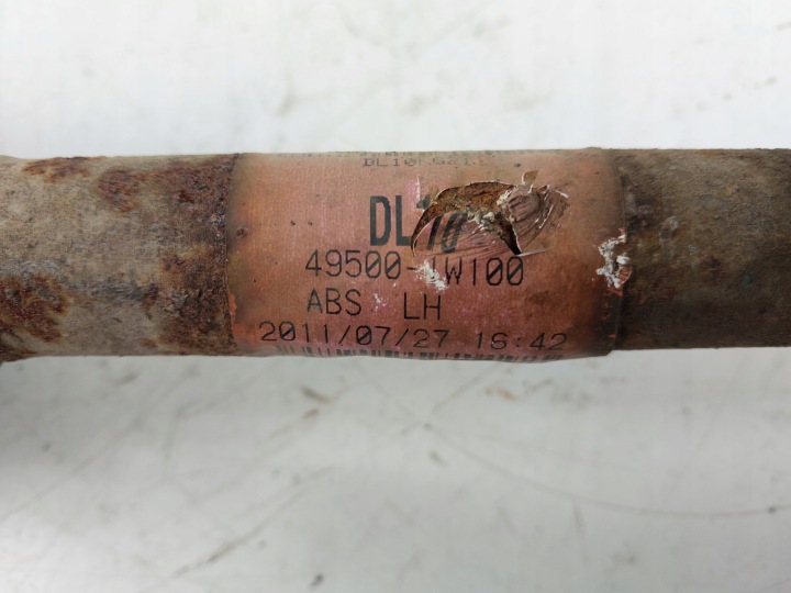 DEMI-ARBRE GAUCHE COURTE 49500-1W100 KIA RIO III 1.1 CRDI
