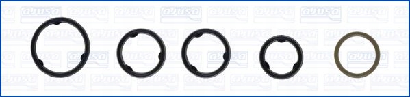 GASKET SET, OIL COOLER AJUSA 77016800 JUEGO USZCZELEK, RADUADOR DE ACEITE 