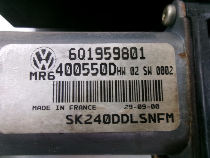 ÉLÉVATEUR VITRES GAUCHE AVANT UE 6Y0837755C SKODA FABIA 1 I BERLINE LIFT 04-07