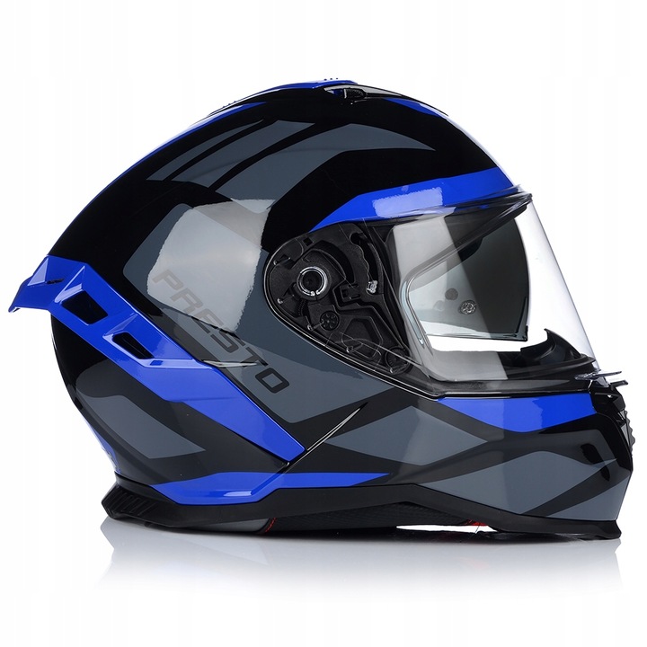 CASCO PARA MOTOCICLETA | VITO PRESTO BLUE | INTEGRALNY SISTEMA PINLOCK + TAPAOBJETIVO 