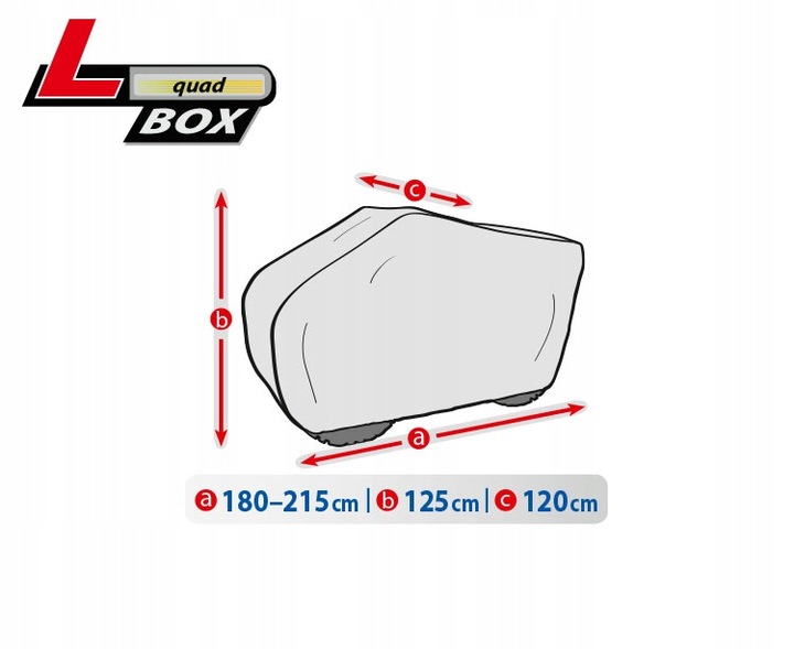 FORRO AL QUAD, LONGITUD 180 - 215 CM L MALETERO 