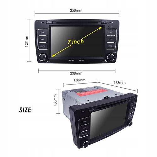 RADIO GPS ANDROID SKODA YETI 2009 - 2015 SIM 4/64G 