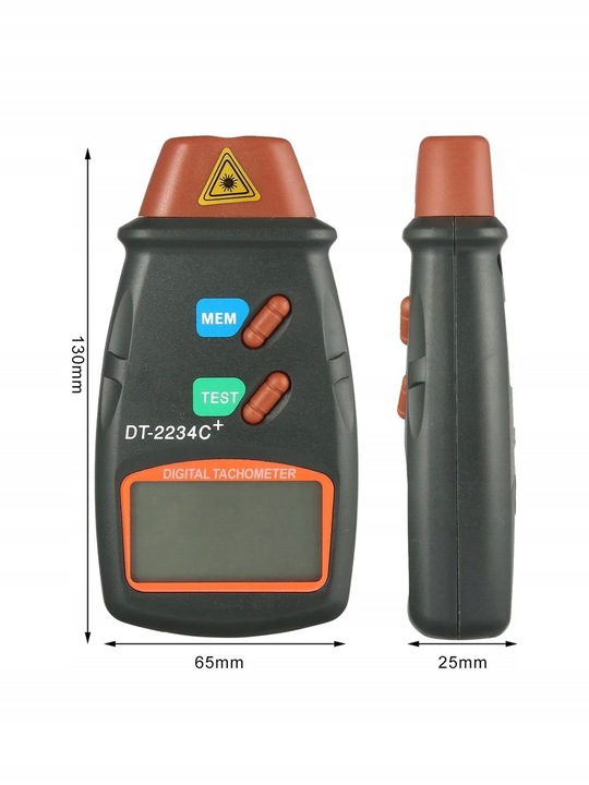 Digital Laser Tachometer Non Electronic Photo