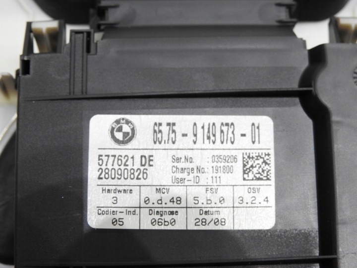 MODULE ULTRASONIQUE ALARME BMW E60 E61 LIFT
