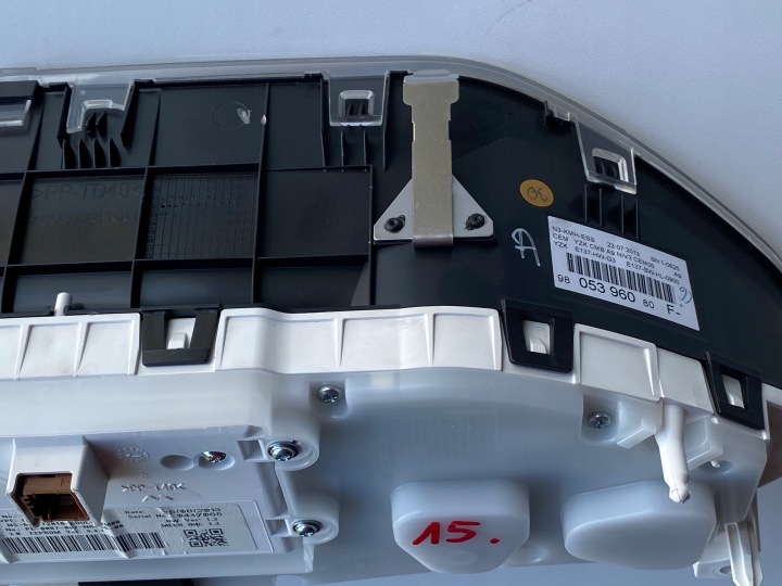 COMPTEUR TABLEAU DE BORD PEUGEOT 208 9805396080F 9805341480