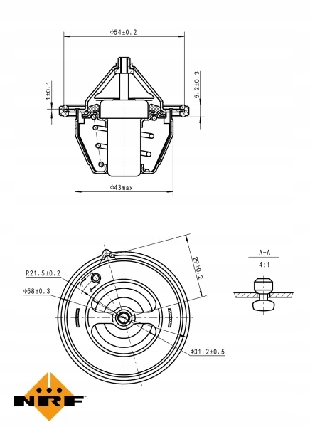 NRF 725196 TERMOSTAT, MATERIAL DE REFRIGERACIÓN 