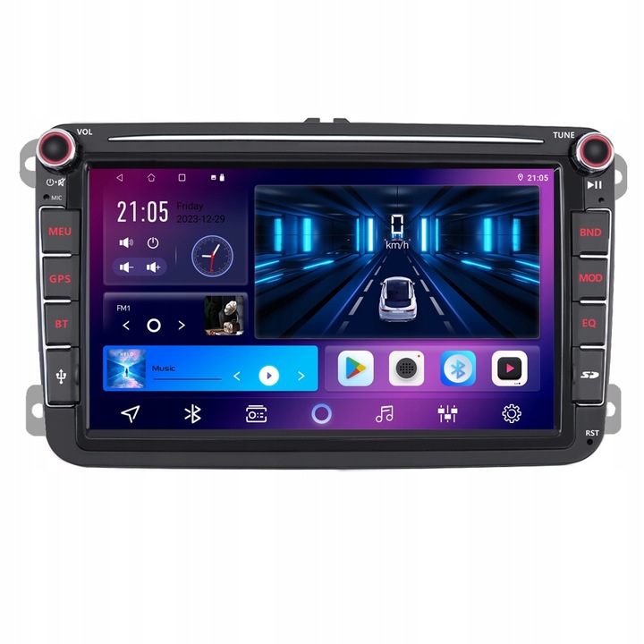 RADIO 2DIN ANDROID VW GOLF 5 V 6 VI PASSAT B6 B7 TIGUAN TOURAN CC 2GB/64GB 