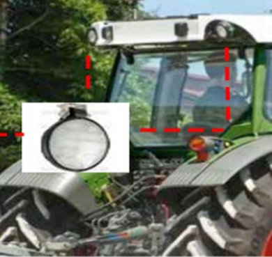 PHARE PROJECTEUR LED JOHN DEERE AL202742 4800LM