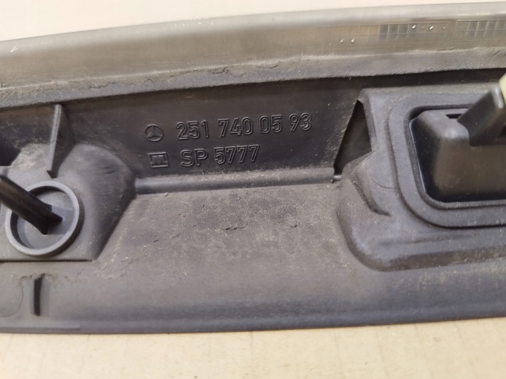 CACHE POIGNÉE COUVERCLES DE COFFRE ARRIÈRE CHROME MERCEDES R-KLASA 251 W251 2005-2010