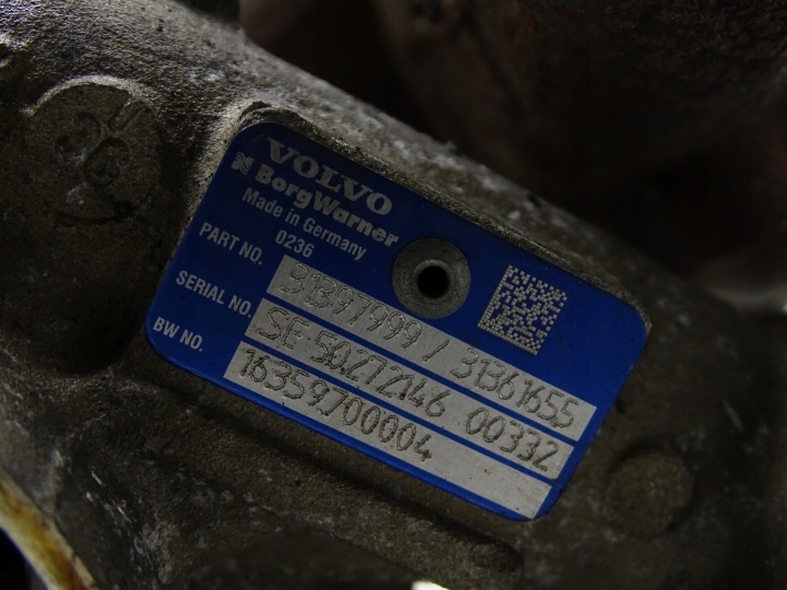 TURBO TURBOCOMPRESSEUR VOLVO XC60 I LIFT 31459962 31397999