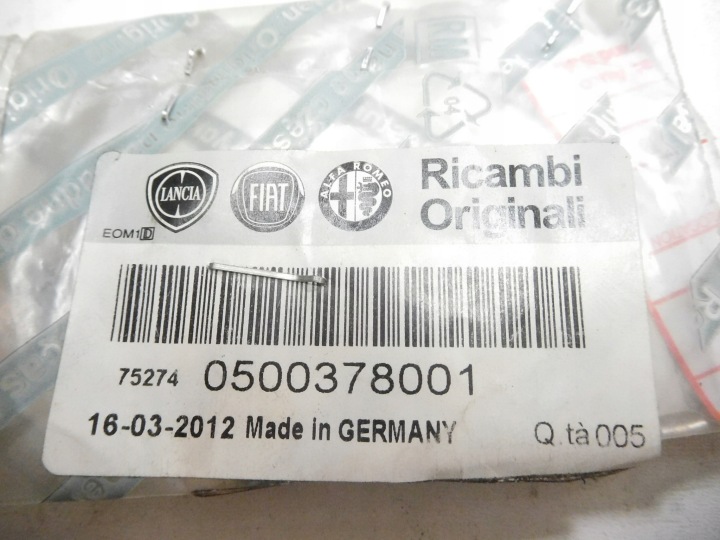 AGRAFE INJECTEURS FIAT DUCATO 2,8D 99- FIAT (GAC) 500378001