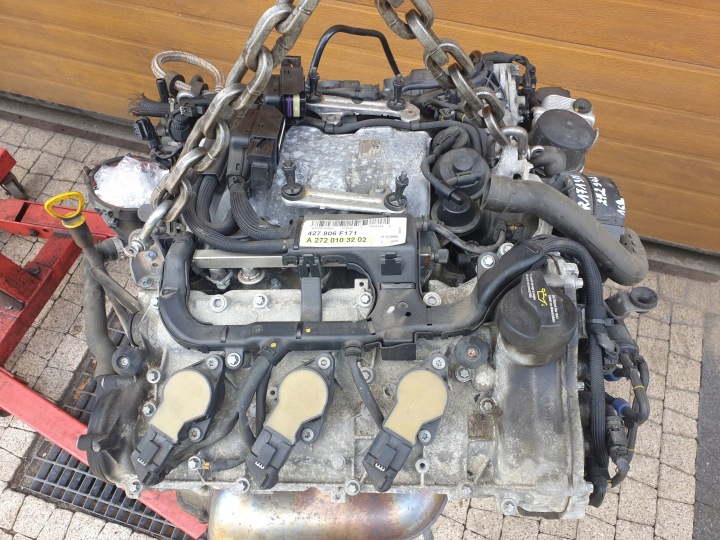 MERCEDES SLK R171 3.0 V6 MOTEUR POTEAU 272942 ORIGINAL PETIT KILOMÉTRAGE 110TYS