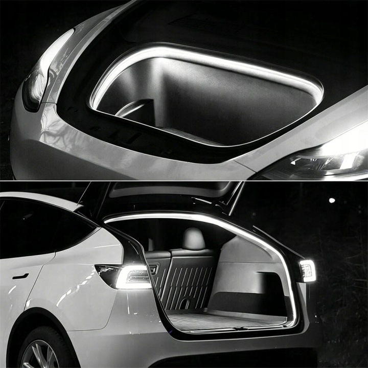 ÉCLAIRAGE LED LED INTÉRIEUR VOITURE BANDE CABINES COUVERCLES DE COFFRE VOITURES 2M