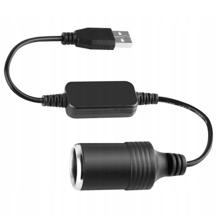 ADAPTADOR CONVERTEDOR USB RANURA ENCENDEDOR 12V 