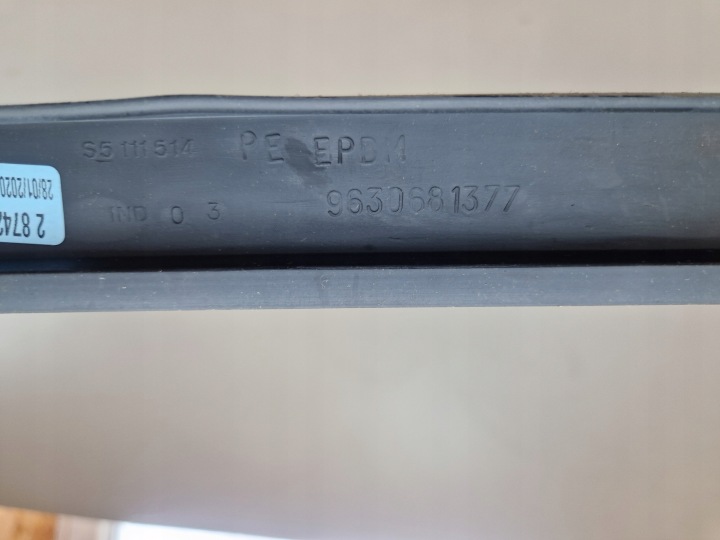PEUGEOT 206 SPOILER DOUBLURE PARE-CHOCS AVANT AVANT NEUF ORIGINE 9630681377