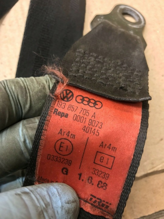 VOLKSWAGEN JETTA II 1984 GAUCHE CÔTÉ CEINTURE DE SÉCURITÉ SIÈGES AVANT