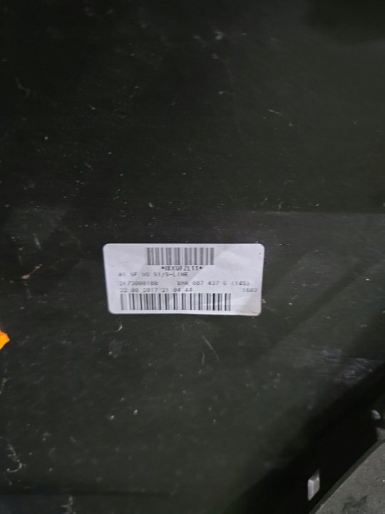 PARE-CHOCS AVANT AVANT 8XA807437G AUDI A1 8X 8XA S-LINE LIFT S LINE 2014-