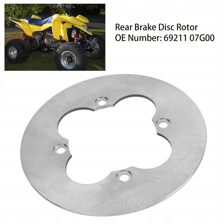 ROTOR ARRIÈRE BULKIKU HAMUKU 69211 07G00 MÉTALLIQUE REMPLACEMENT WIRNIKA NV