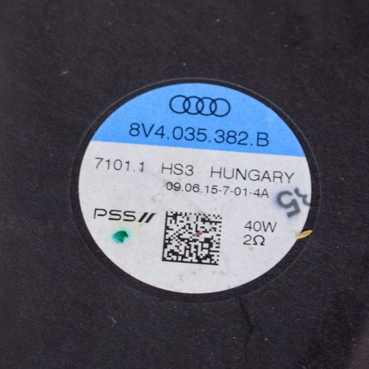 AUDI A3 S3 8V 2016 HAUT-PARLEUR DE GRAVES
