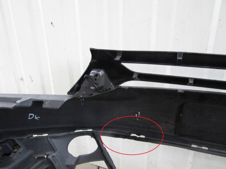 PARE-CHOCS AVANT AVANT VW SCIROCCO 1K8 09-13