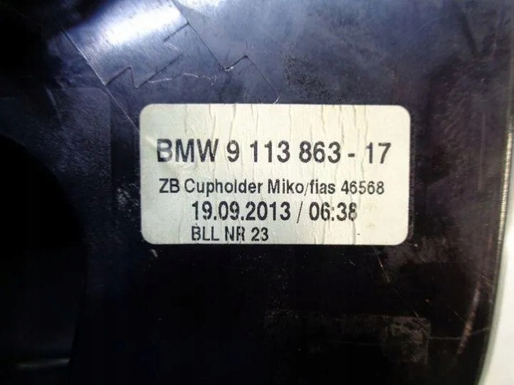 MOULURE DÉCORATIVE COCKPIT BMW 7 (F01, F02) 9190537 3.0L DIESEL 180KW 2010