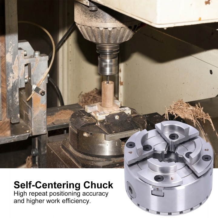 TURNING NAMACHINE CHUCKS, SAMOKONTAWIANA TOKARKA CHUCK 4-SWIETA ZA RENFORTS