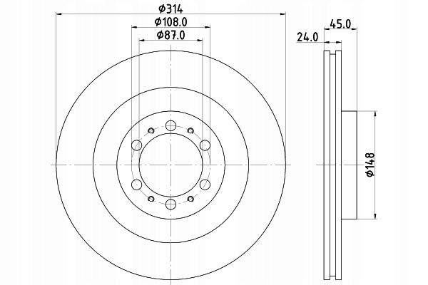 SENSOR POSICIÓN DE EJE CIGÜEÑAL 6PU 009 HELLA 6PU 009 168-701 