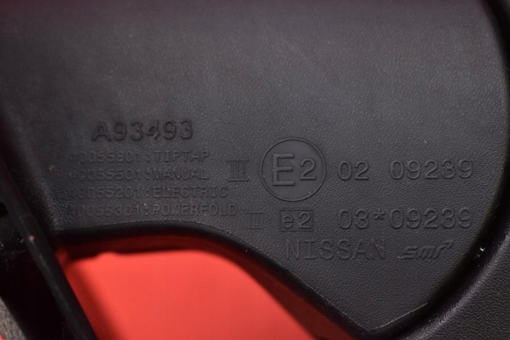 RÉTROVISEUR GAUCHE AY4 EUROPE 0209239 NISSAN MICRA K13 10-13 3 GOUPILLE
