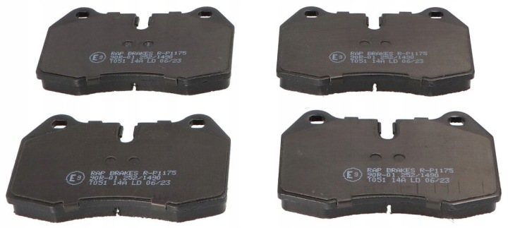RAP BRAKES R-P1175 KIT PLAQUETTES FREINS FREINS DISQUE