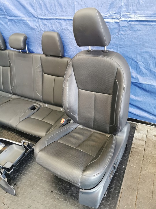 NISSAN NAVARA D23 RENAULT ALASKAN INTERIOR ASIENTOS SOFÁ MAPAS TÚNEL CUERO 