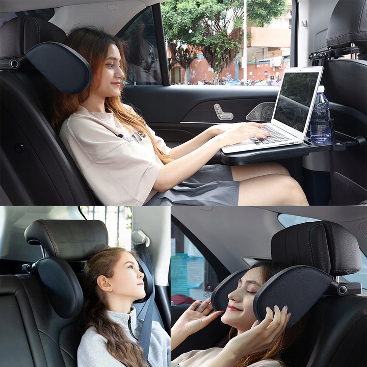 HEAD REST COMFORT DO CAR SUPPORT GLOWY AIR BAGS TRAVEL REGULOWANA 