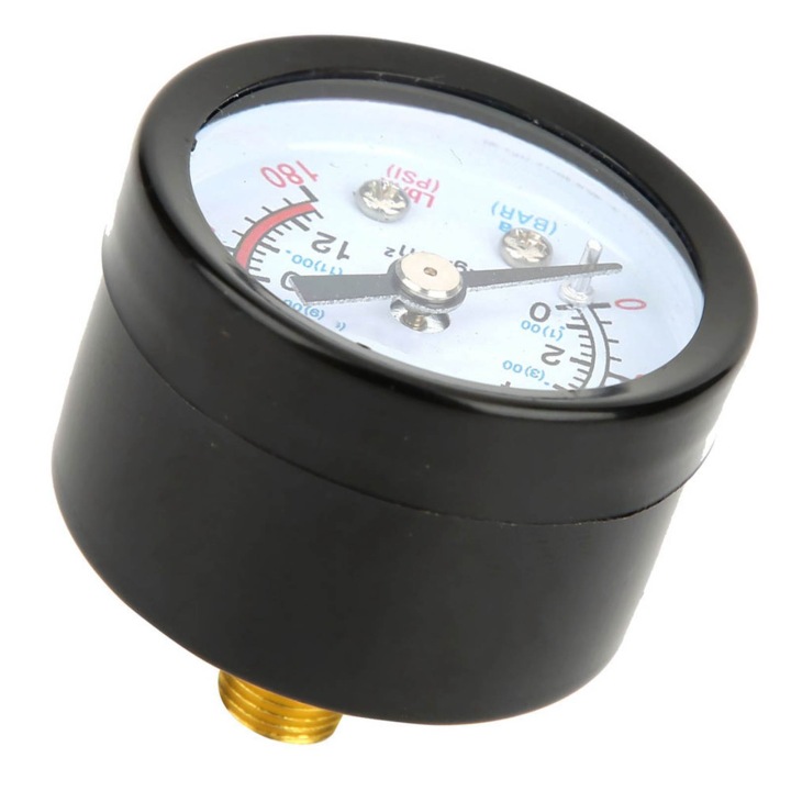 MANOMÈTRE COMPRESSEUR AIR Y40 MESURE PRESSION AVEC ZELAZNA REVÊTEMENT EP