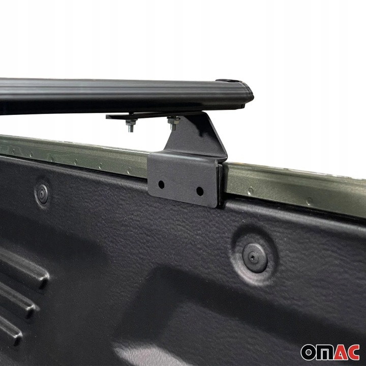 TRAVERSE COUVERCLES DE COFFRE DE TOIT VERS VW AMAROK 2010-2025 ALUMINIUM NOIRE 2 CV