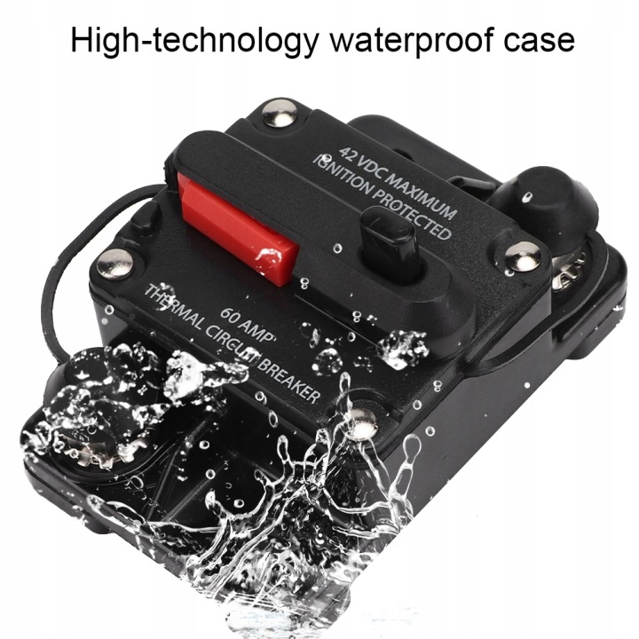 12V AUTOMOBILE FUSIBLE AUTOMATIQUE 60A