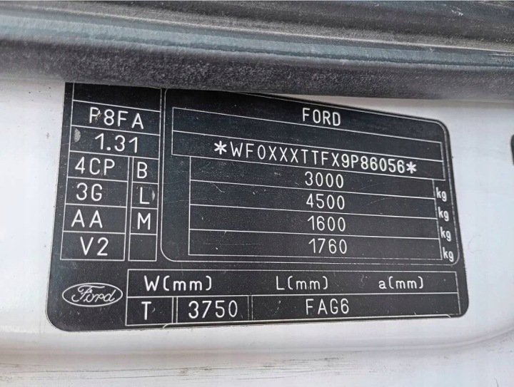 FORD TRANSIT MK7 VII 06- 2.2 TDCI P8FA FIL TUYAU TUYAU ÉCHANGEUR D'AIR DE SURALIMENTATION