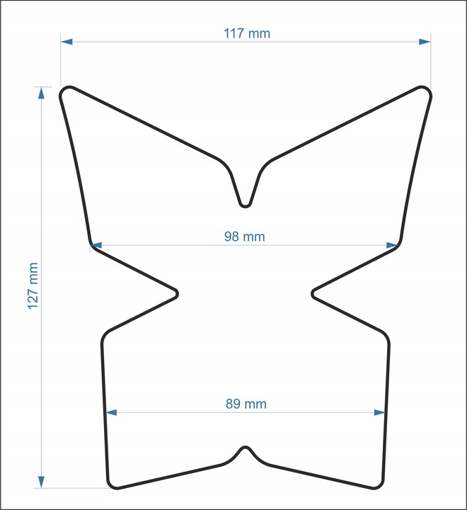 TANK-PAD FIRMY FOOQS PARA YAMAHA MT09 MT 09 MT-09 