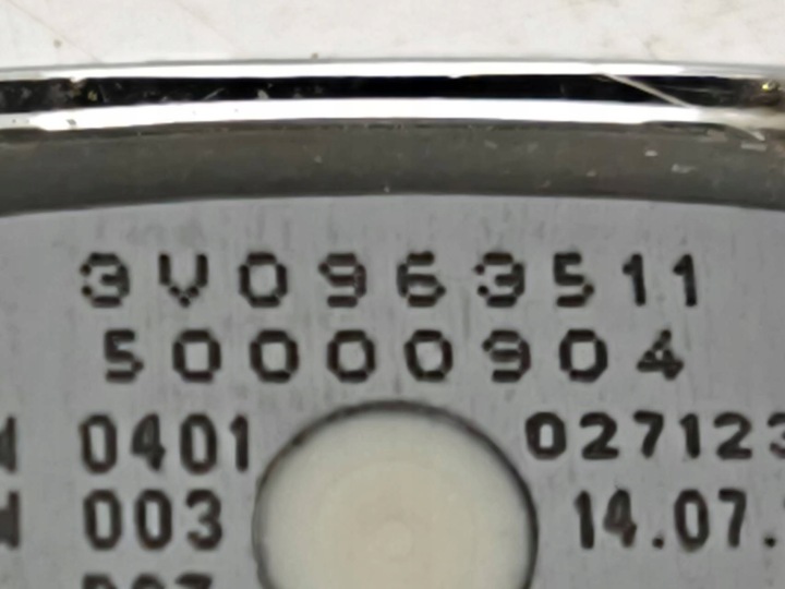 TÉLÉCOMMANDE VERS WEBASTO SKODA SUPERB B8 (3V) 3V0963511