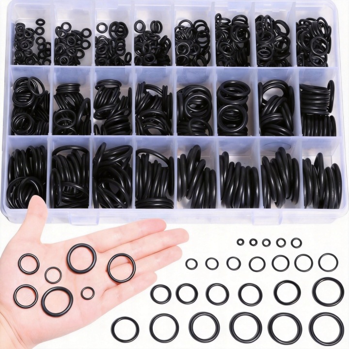 JOINTS TORIQUES JOINTS D'ÉTANCHÉITÉ DIVERS WIELKOSCI KIT 740 PCS KASETKA ORGANISEUR
