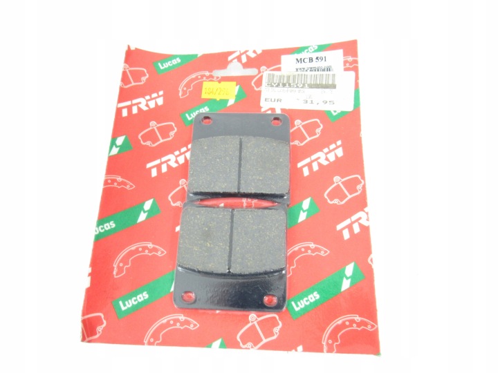 KIT PLAQUETTES FREINS FREINS DISQUE TRW MCB591